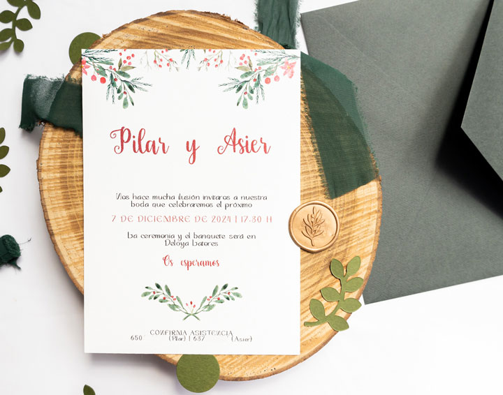 Invitaciones de boda personalizadas: Un detalle inolvidable para tu gran día