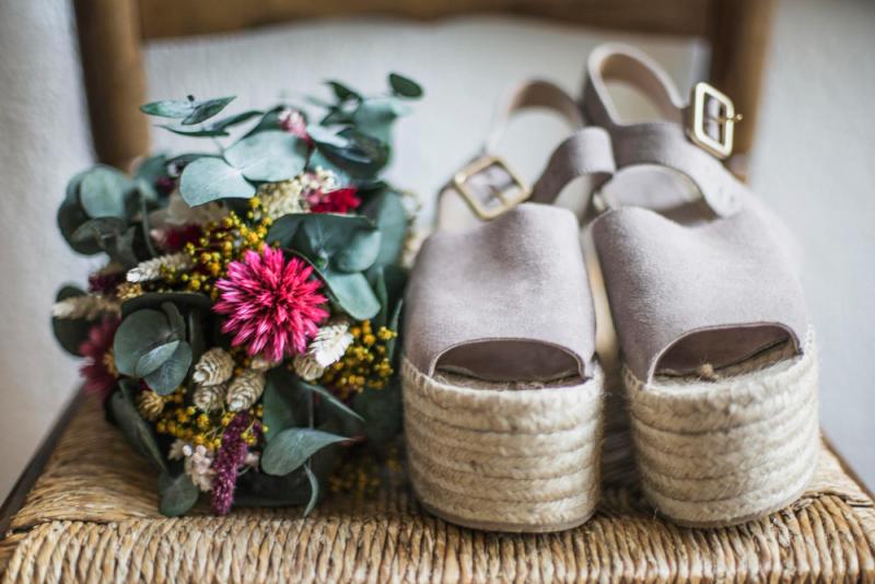 Alpargatas para novia: zapato cómodo para tu día especial